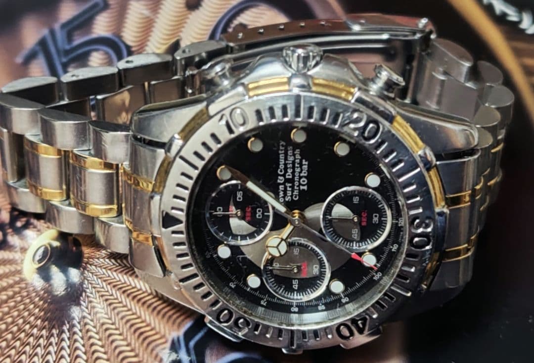 ORIENT Town & Country Chronograph SBTR009 Quartz Men's Watch — Japanese