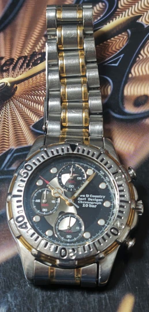 ORIENT Town & Country Chronograph SBTR009 Quartz Men's Watch — Japanese