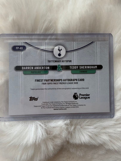2026 Topps Finest Spurs Dual Auto — Japanese