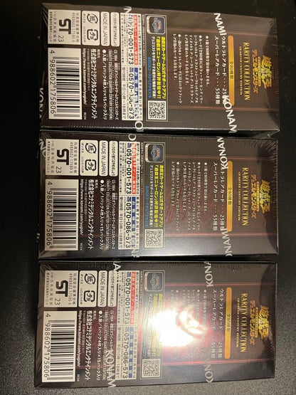 Yu-Gi-Oh New Sealed Shrink Wrap Yu-Gi-Oh! Rarety Collection 25th 3BOX Set Box — Japanese