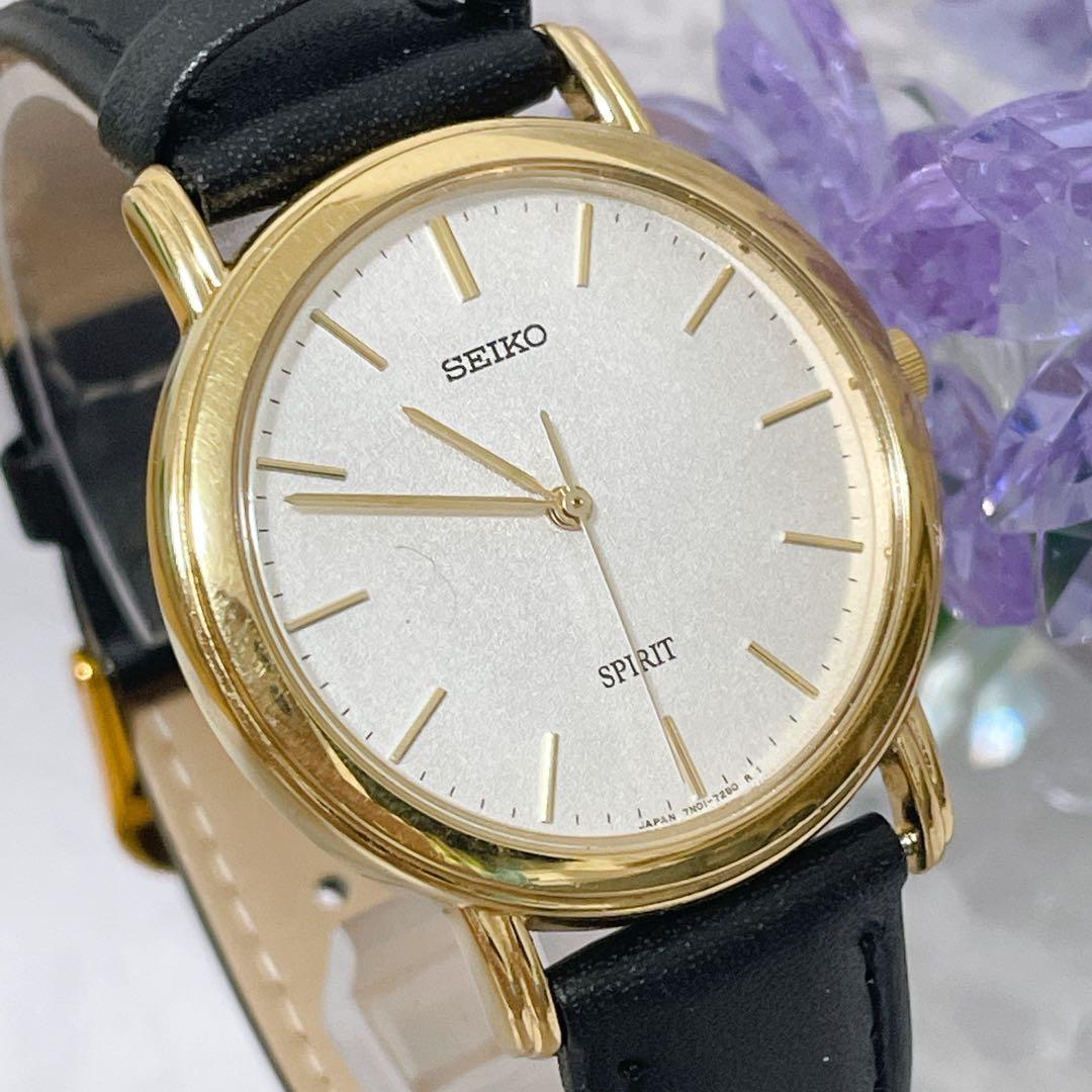 SEIKO SPIRIT VH66-0BX0 Quartz Men's Watch — Japanese
