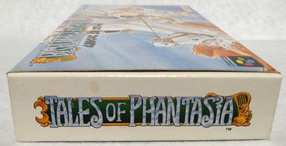 Tales of Phantasia Super Famicom game cartridge with box and manual by Namco