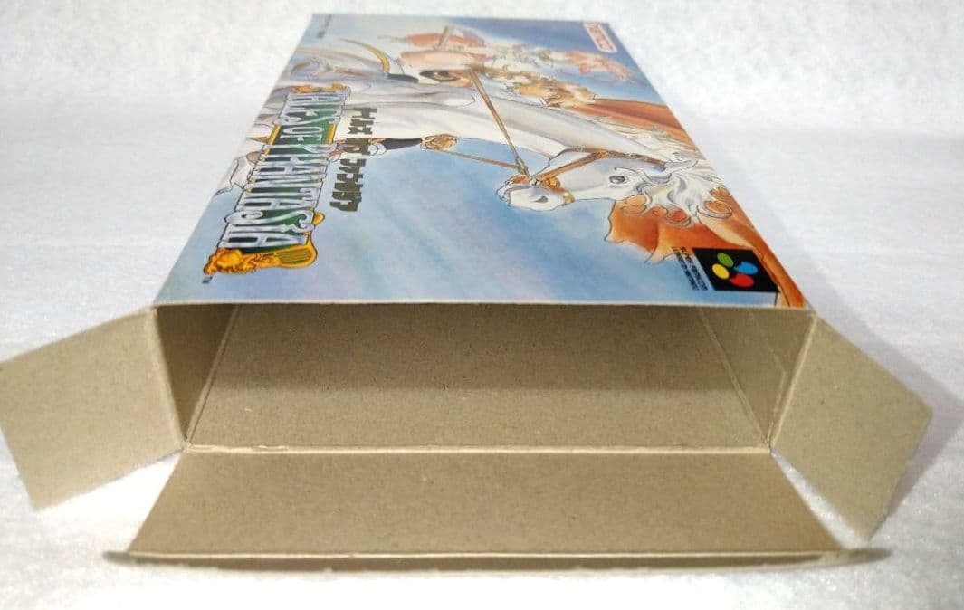 Tales of Phantasia Super Famicom game cartridge with box and manual by Namco