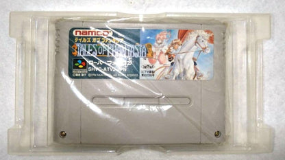 Tales of Phantasia Super Famicom game cartridge with box and manual by Namco