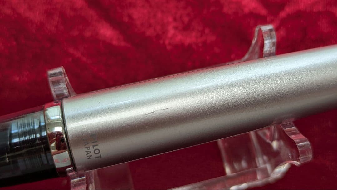 Pilot Timeline 0.5mm mechanical pencil in black with silver clip and ergonomic grip
