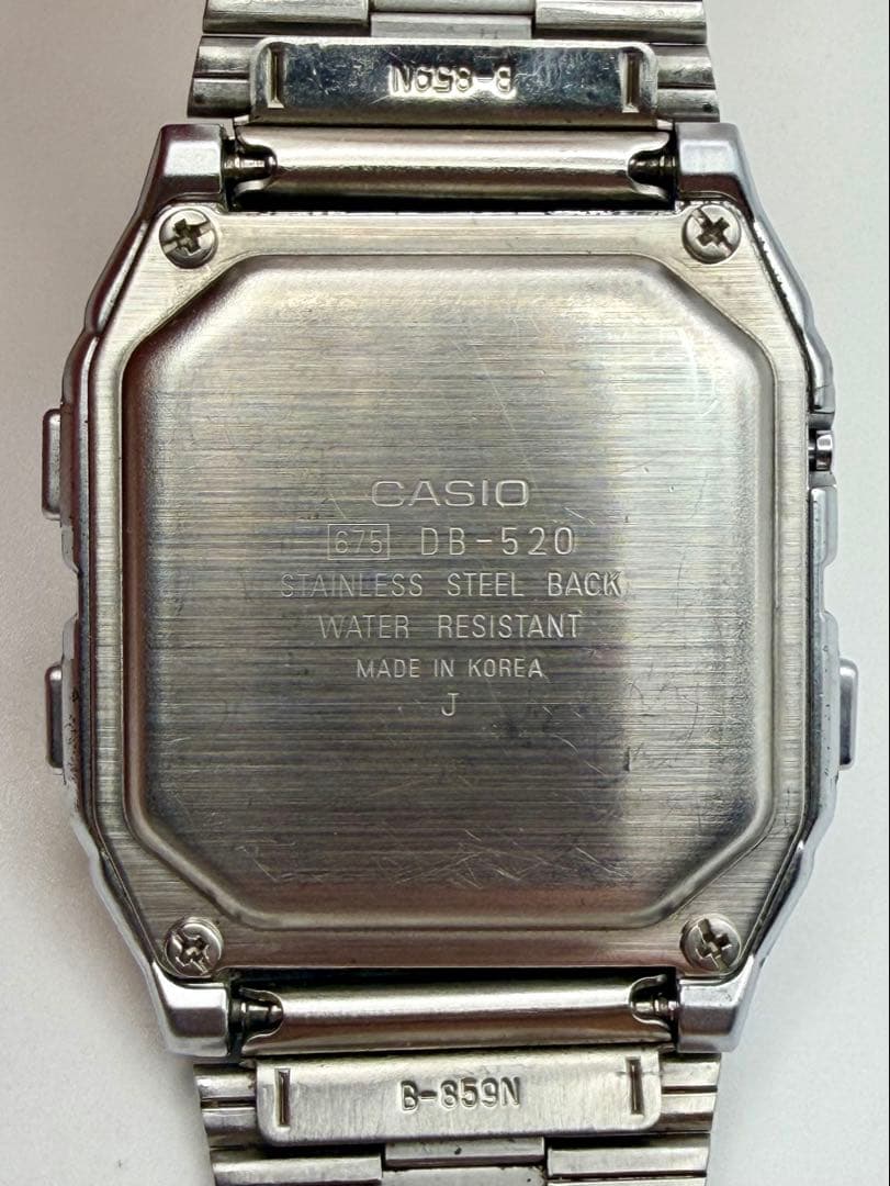 CASIO DB-520 Solar Men's Watch — Japanese