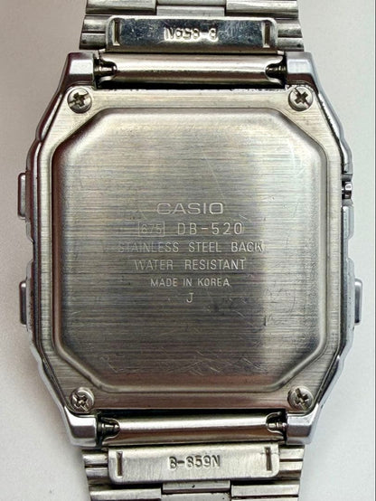 CASIO DB-520 Solar Men's Watch — Japanese