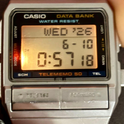 CASIO DB-520 Solar Men's Watch — Japanese