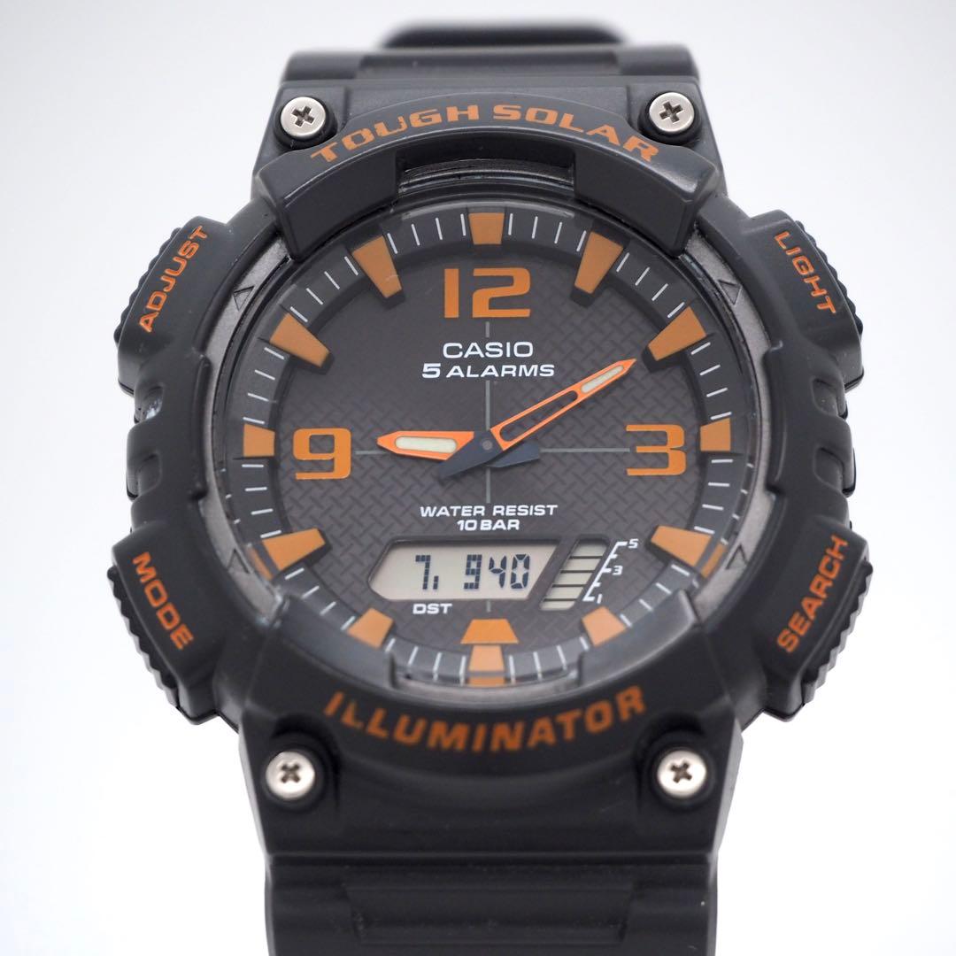 CASIO AE-1200WH-1A Solar Men's Watch — Japanese