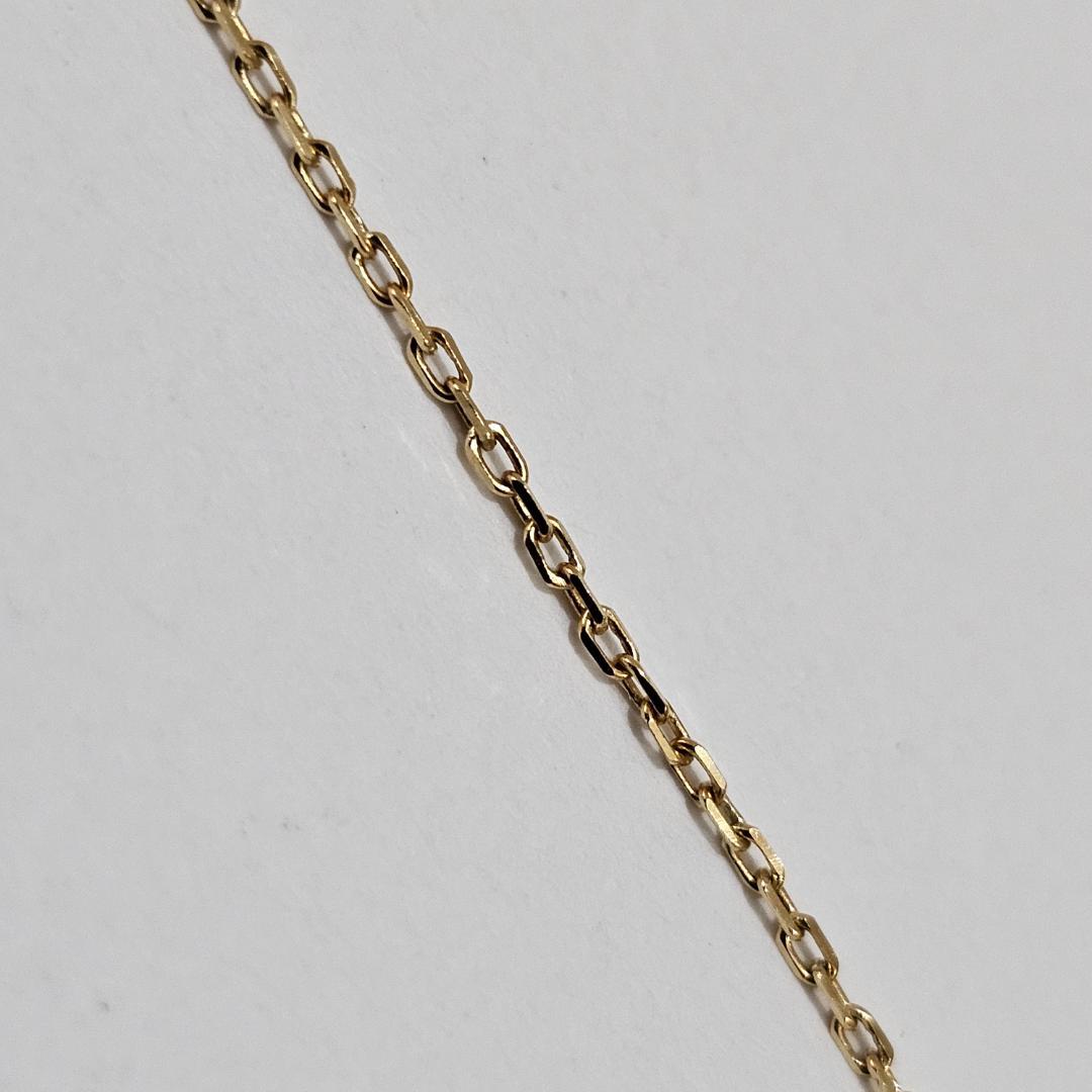 1880 Mikimoto pearl necklace with 7.6mm pearls on 18K yellow gold 40cm chain