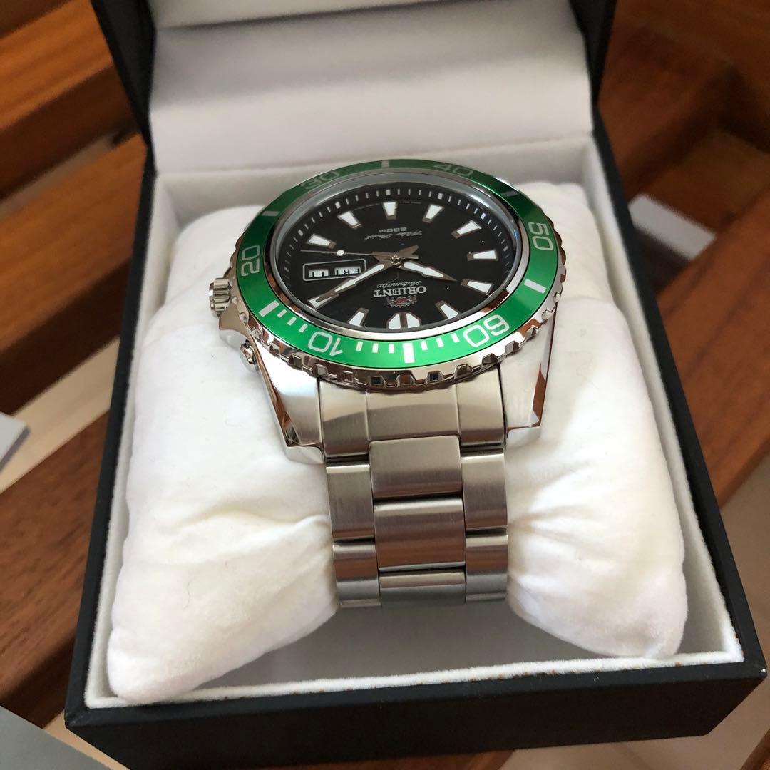 ORIENT Mako XL Green Diver Automatic Men's Watch — Japanese