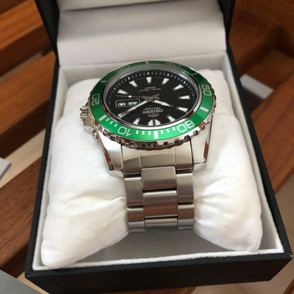 ORIENT Mako XL Green Diver Automatic Men's Watch — Japanese