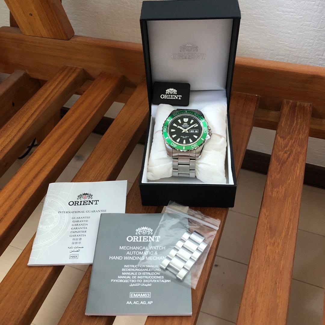 ORIENT Mako XL Green Diver Automatic Men's Watch — Japanese