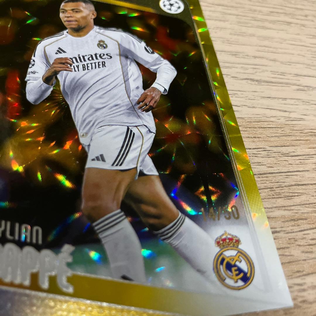 Kylian Mbappe Gold Serial /50 — Japanese