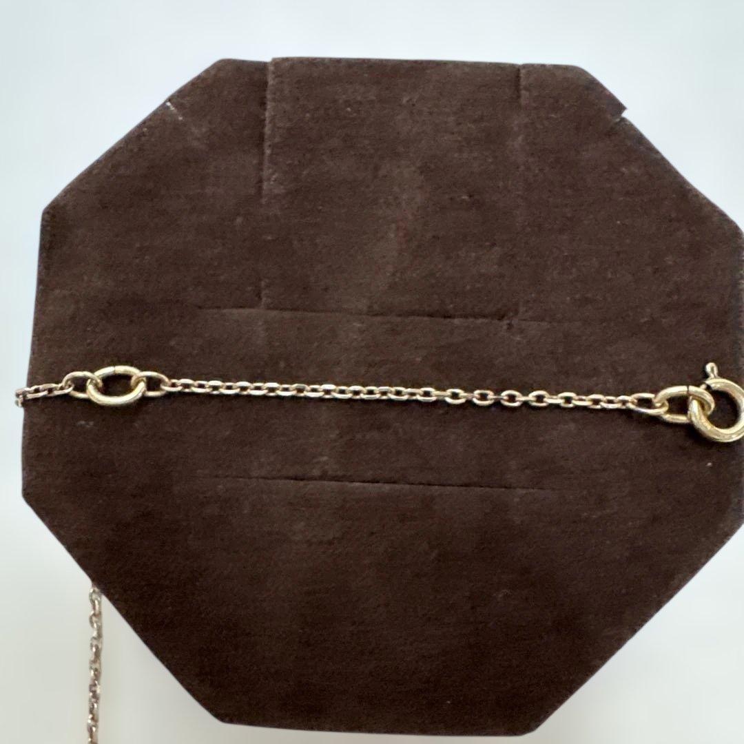 Agat Diamond 0.08 Carat K10 Necklace with 40 cm chain and round clasp