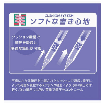 Pilot AIRSTEP 0.5mm pen set with 7 colors including limited mustard yellow and stickers