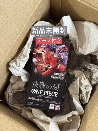 One Piece New Sealed Tape Included ONE PIECE Card Game Decisive Moment OP-16 BOX Box — OP-16 — Japanese