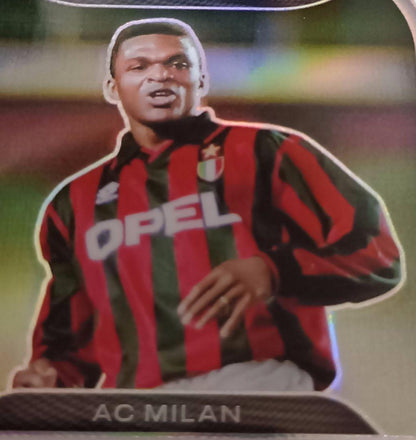 Marcel Desailly Autographed Card AC Milan — Japanese