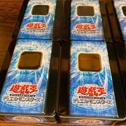 Yu-Gi-Oh Yu-Gi-Oh! Booster Pack Collectors TIN 2007 Empty Can 6 Pieces Box — Japanese