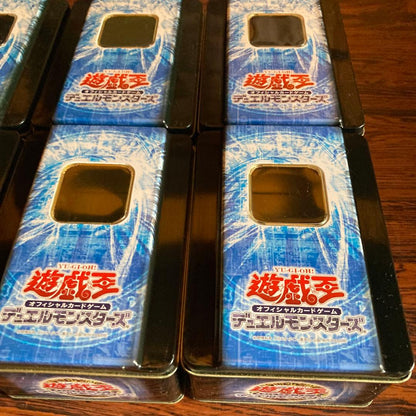 Yu-Gi-Oh Yu-Gi-Oh! Booster Pack Collectors TIN 2007 Empty Can 6 Pieces Box — Japanese