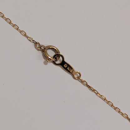 Mikimoto pearl diamond necklace with 7.5mm pearl pendant in 18K yellow gold on 40cm chain