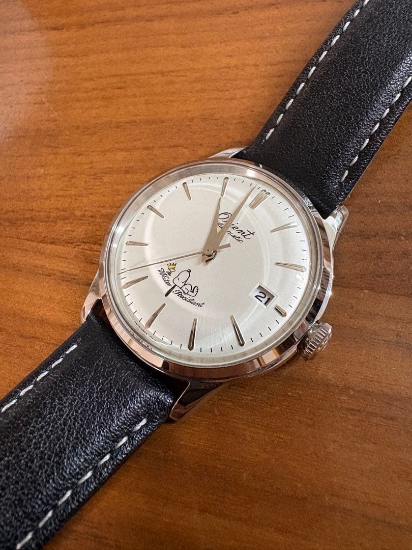 ORIENT Bambino 75th Peanuts Automatic Men's Watch — Japanese