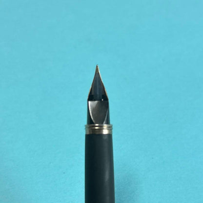 Used Pilot T376 fountain pen with 18K gold fine nib and silver finish