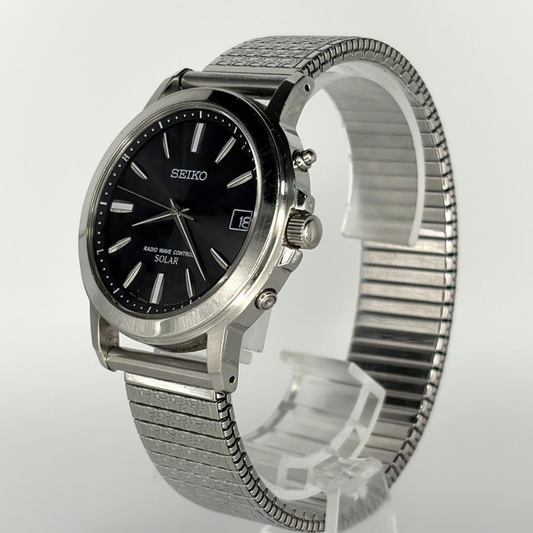 SEIKO 7B52-0AF0 Solar Men's Watch — Japanese