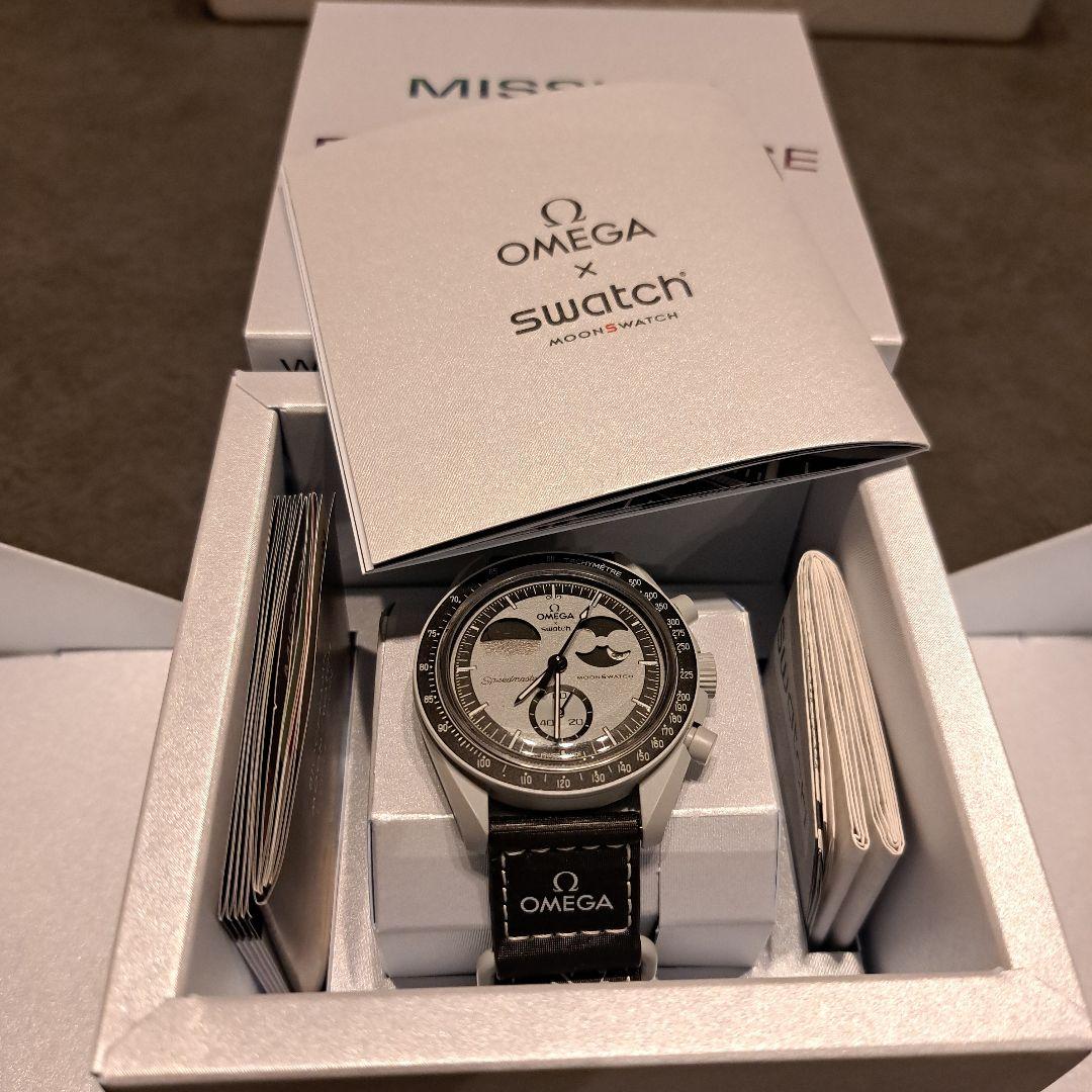 swatch MISSION TO EARTH PHASE Analog Men's — Japanese