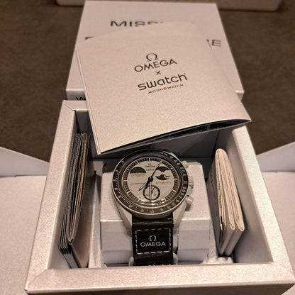 swatch MISSION TO EARTH PHASE Analog Men's — Japanese
