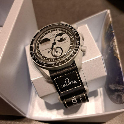 swatch MISSION TO EARTH PHASE Analog Men's — Japanese