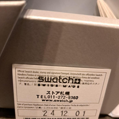 swatch MISSION TO EARTH PHASE Analog Men's — Japanese
