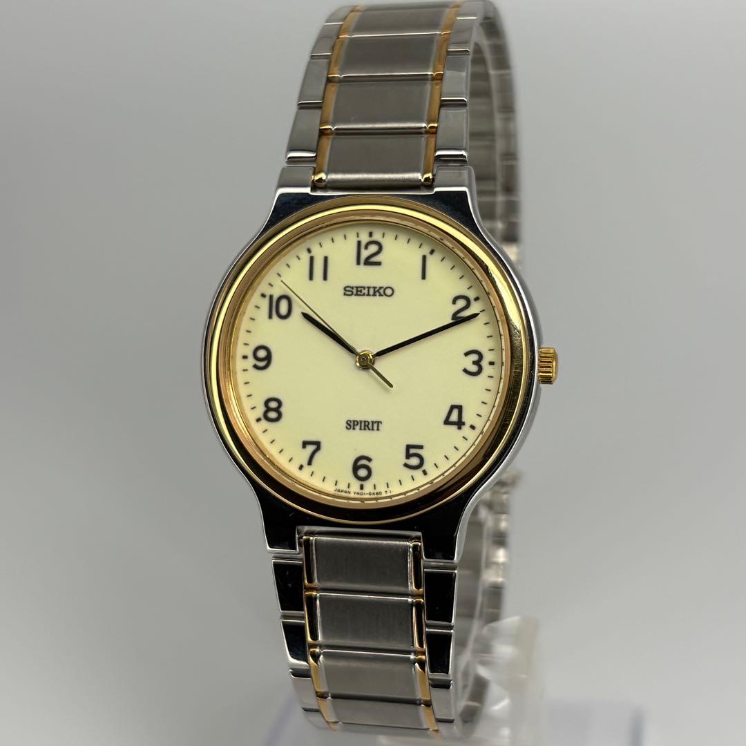 SEIKO Spirit Quartz Bumper 7N01 Men's Watch — Japanese
