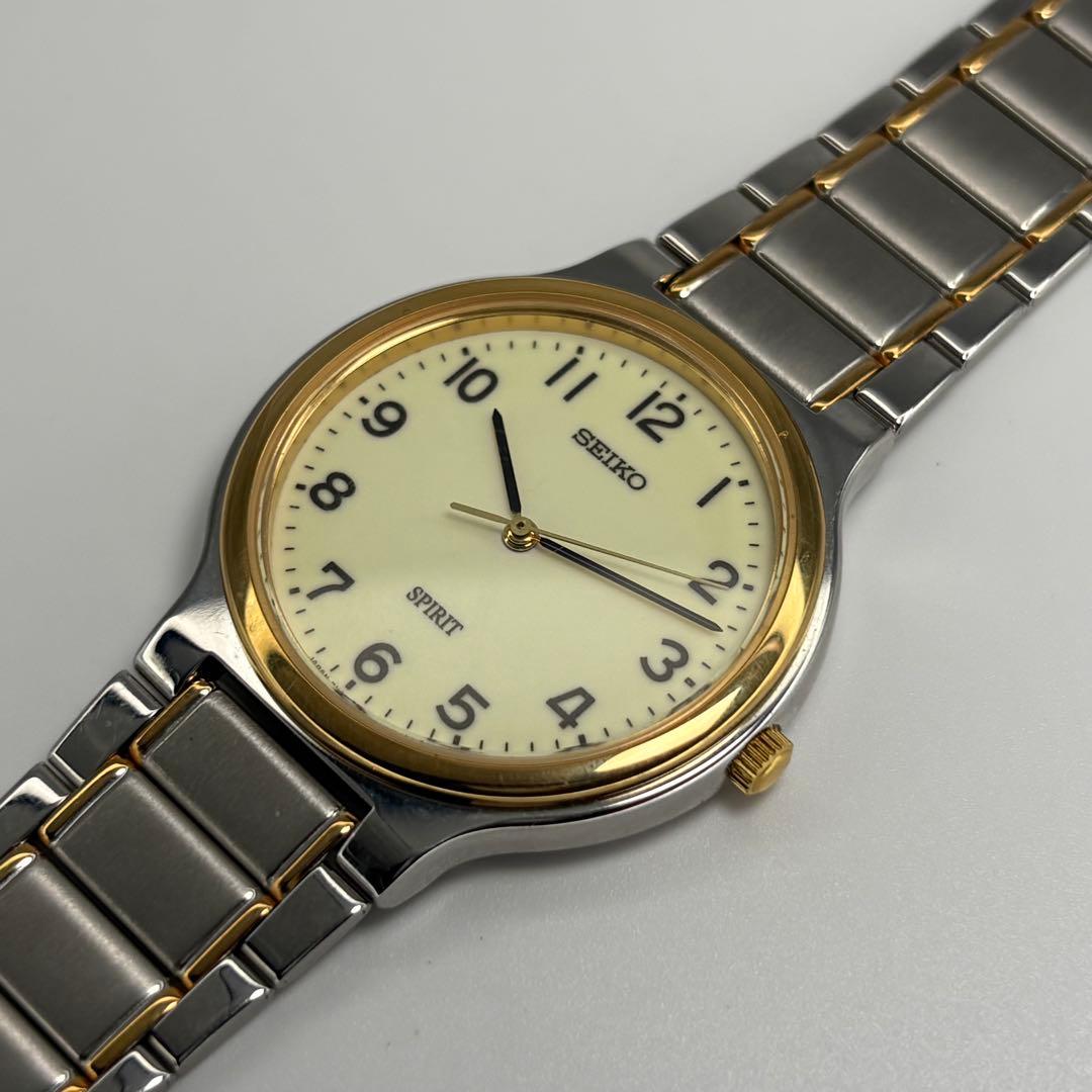 SEIKO Spirit Quartz Bumper 7N01 Men's Watch — Japanese