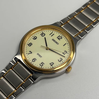 SEIKO Spirit Quartz Bumper 7N01 Men's Watch — Japanese