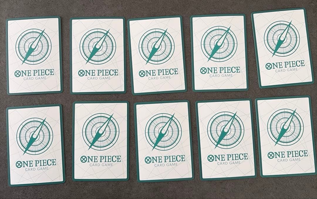 One Piece Don!! Card Red Text 10 Pieces — Japanese