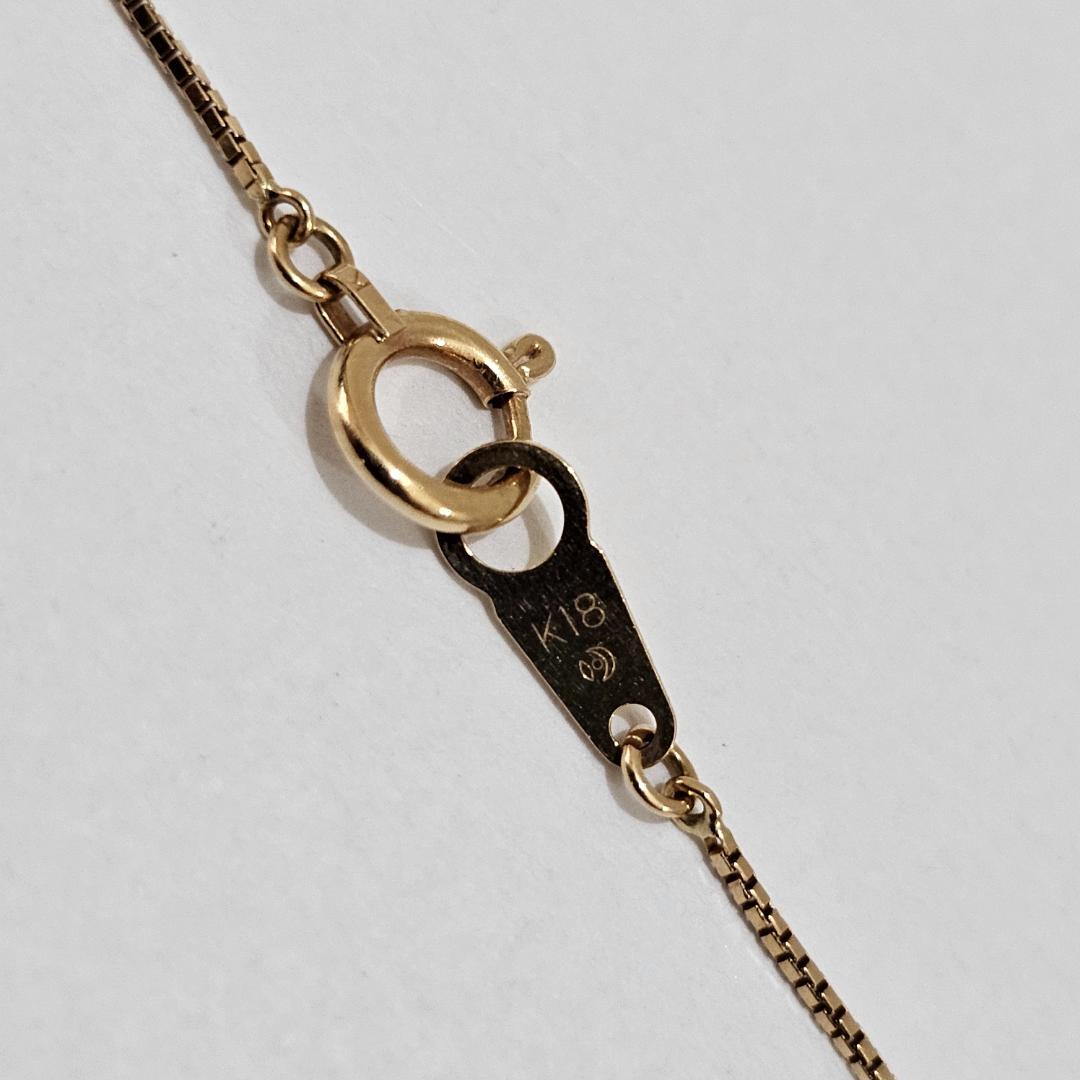 1890 Tasaki pearl necklace with 7.1mm pearl set in K18 yellow gold, 40cm chain length