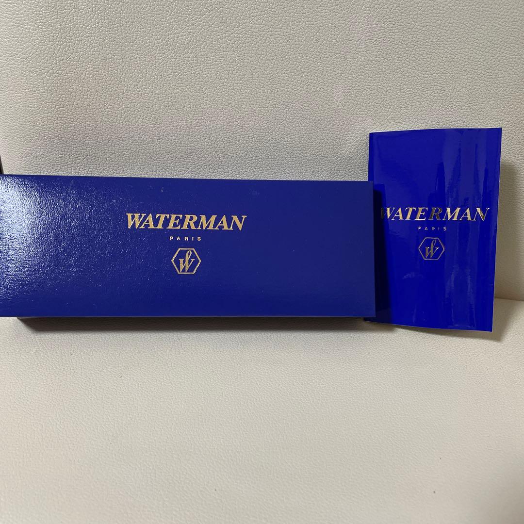 New unused Waterman red plastic ballpoint pen body with no ink check done