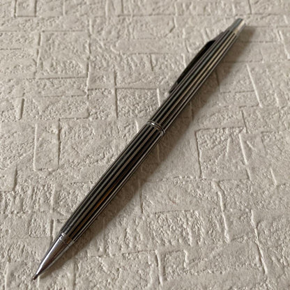 PILOT 0.5mm sharp pencil with silver metal body and stripe design