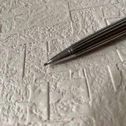 PILOT 0.5mm sharp pencil with silver metal body and stripe design