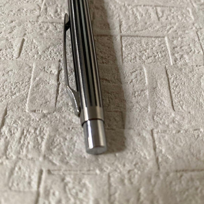 PILOT 0.5mm sharp pencil with silver metal body and stripe design