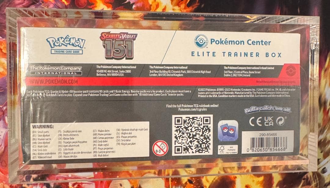 Pokemon Pokémon 151 Box — SV Enhanced Expansion Pack Pokemon Card 151 — English