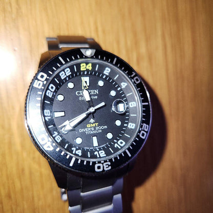 Citizen ProMaster Marine 200 GMT Quartz Men's Watch — Japanese