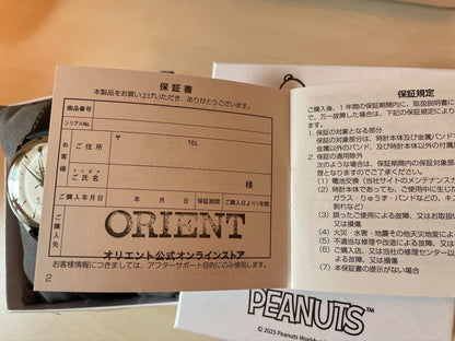 ORIENT Bambino Peanuts Automatic Men's Watch — Japanese
