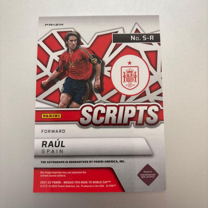 Raúl Signed Card Scripts 2021 — Japanese