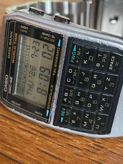 CASIO DBC-62 Digital Men's Watch — Japanese