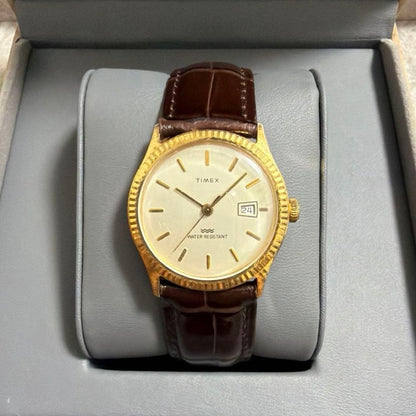 TIMEX Vintage Gold Manual Men's Watch — Japanese