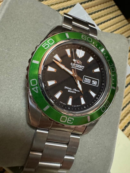 ORIENT MAKO XL GRN Automatic Men's Watch — Japanese