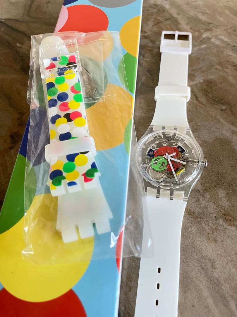 swatch SPOT THE DOT Quartz Men's — Japanese