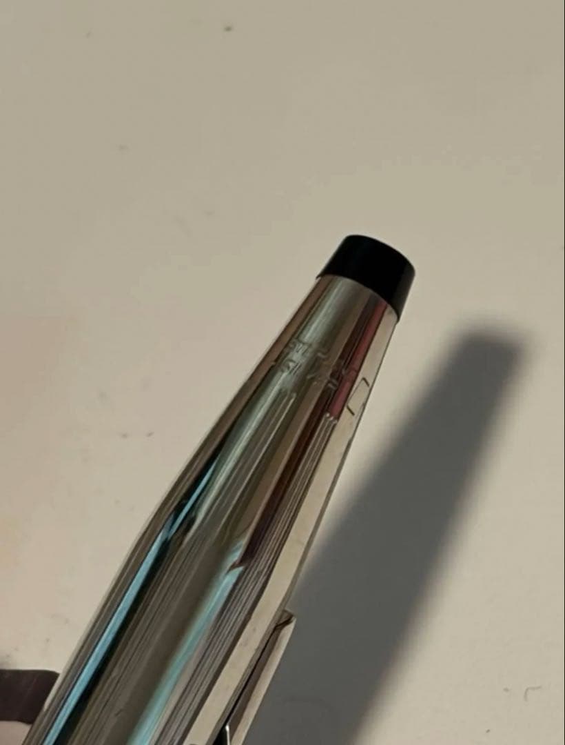 Kuro Classic Century sterling silver mechanical pencil with 0.9mm lead, rotating lead advance type